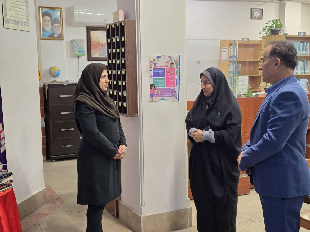فلاح کردآبادی از کتابخانه‌های شهرستان آمل بازدید کرد
