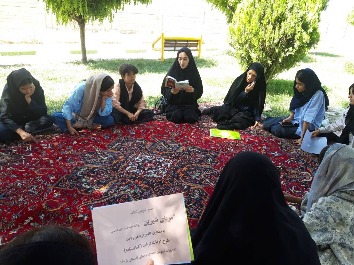 نشست معرفی و بررسی کتاب «مربای شیرین» در شهرستان میاندوآب برگزار شد