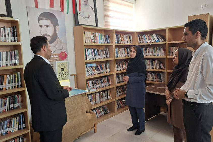 بررسی وضعیت کتابخانههای مهران و روند تکمیل پروژه کتابخانه امام سجاد (ع)