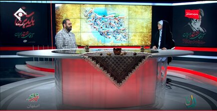 حضور مدیرکل کتابخانههای عمومی استان اصفهان در ویژهبرنامه «روایت حضور» شبکه اول سیما