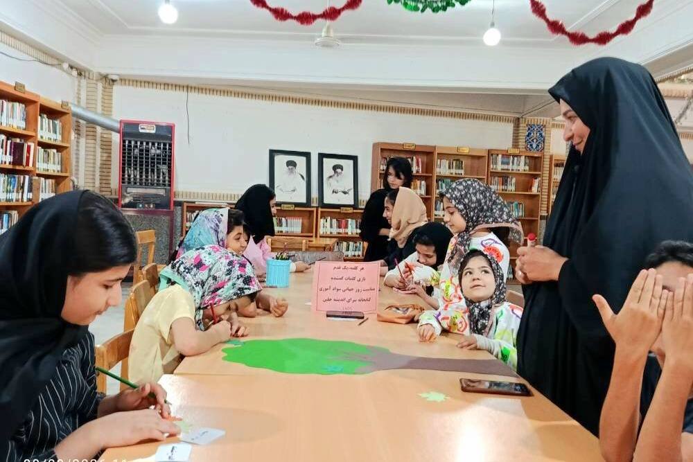 «درخت کلمات» در کتابخانه سرای اندیشه جلین جان گرفت