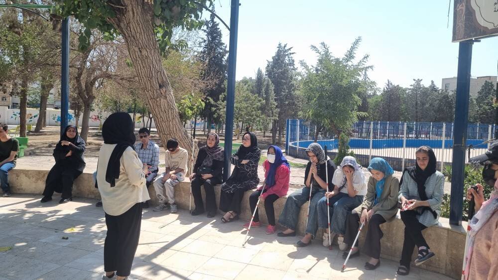 برگزاری سومین جلسه کارگاه آموزشی «جهت‌یابی و تحرک» در کتابخانه شهید رجایی ملارد