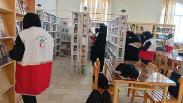 بازدید از کتابخانه الغدیر زهک