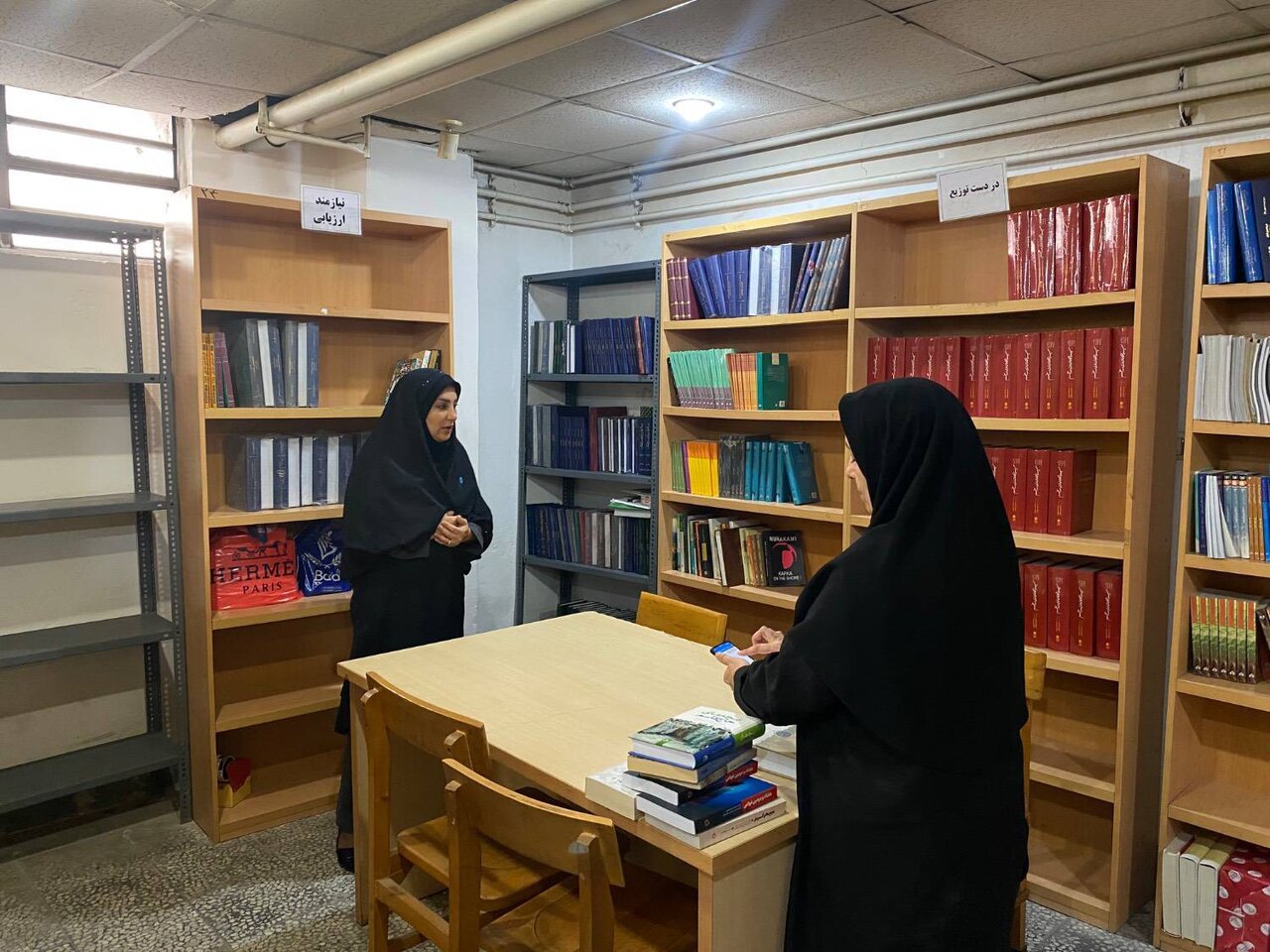 بازدید سرپرست اداره‌کل کتابخانه‌های عمومی مازندران از انبار مبادله استان