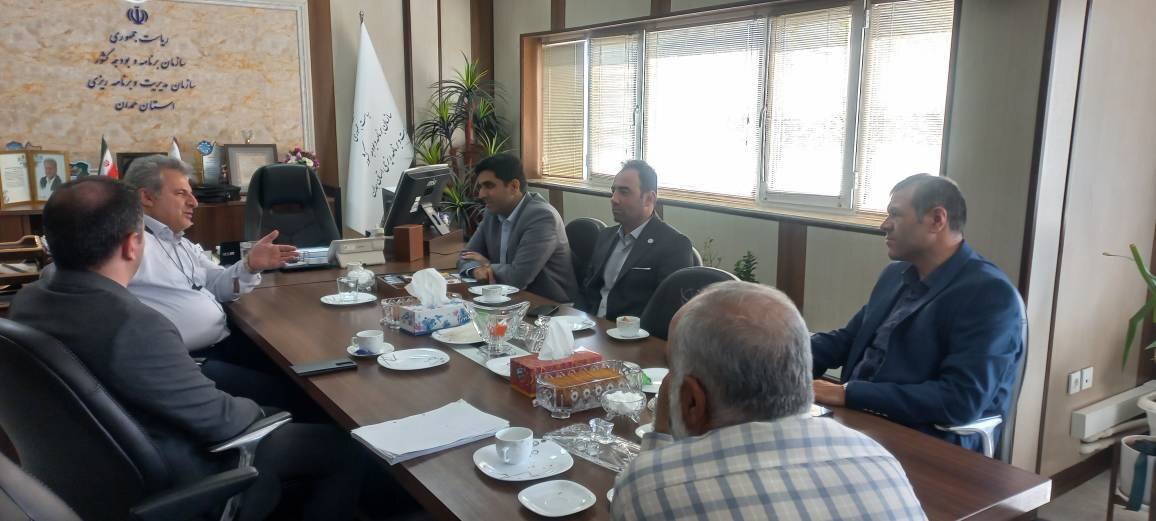 دیدار مدیرکل کتابخانه‌های عمومی استان همدان با رئیس سازمان مدیریت