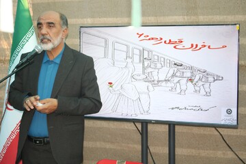 مراسم رونمایی از آثار دفاع مقدس در قلب کنگره شهدا از قاب دوربین