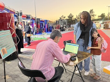 غرفه اداره کل در جشنواره انگور