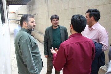 بازدید معاون توسعه نهاد از کتابخانه مرکزی اراک