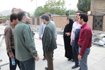 بازدید معاون توسعه نهاد از کتابخانه مرکزی اراک
