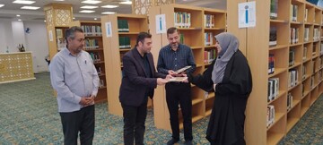 مراسم تکریم و معارفه مدیر کتابخانه امام سجاد