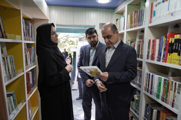 آیین راه‌اندازی ۴ دستگاه خودروی کتابخانه عمومی سیار