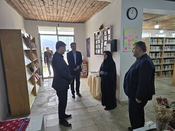 بازدید از کتابخانه شهدای آلاشت سوادکوه