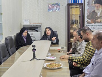 دیدار و گفت‌و‌گوی فلاح کردآبادی با همکاران کتابخانه‌های عمومی فریدونکنار