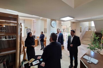 بازدید دستیار دبیرکل از کتابخانه‌های استان ایلام