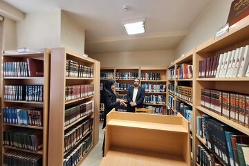 بازدید دستیار دبیرکل نهاد از کتابخانه‌های عمومی استان ایلام