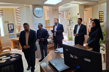 بازدید دستیار دبیرکل از کتابخانه‌های استان ایلام