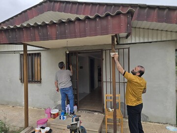 اردوی جهادی مرمت و بهسازی کتابخانه آیت‌الله حاج شیخ عبدالنبی کجوری شهر پول شهرستان نوشهر