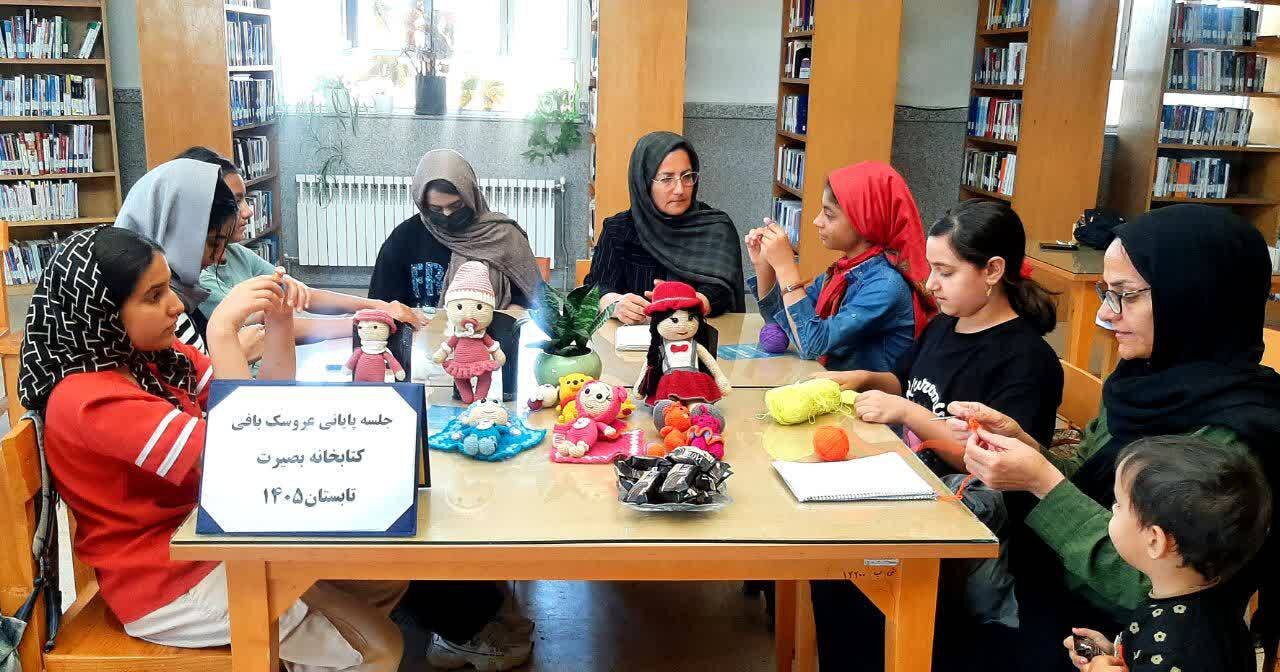 تابستانی پر از آموزش و نشاط در کتابخانه بصیرت گیان نهاوند
