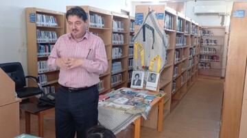 اجرای ویژه‌برنامه «رهروان شهدا» در کتابخانه عمومی قیصر امین‌پور لالی