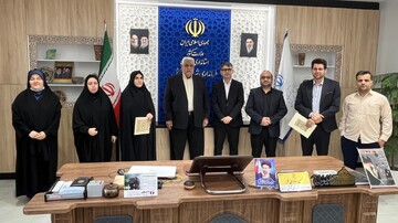 آیین تکریم و معارفه سرپرست اداره کتابخانه‌های عمومی شهرستان شوش
