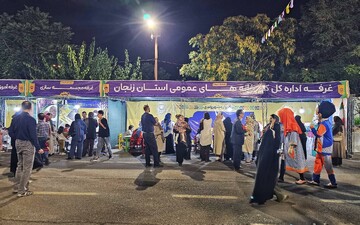 غرفه اداره کل کتابخانه‌های عمومی استان زنجان در دومین شادواره شهروندی