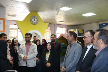 آیین افتتاح توسعه بنای کتابخانه عمومی قاصدک و دومین کتابخانه سیار شهرستان فردیس