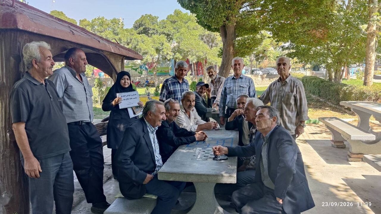 جمع‌خوانی «سلام بر ابراهیم» در پارک شهید رجایی آبیک برگزار شد