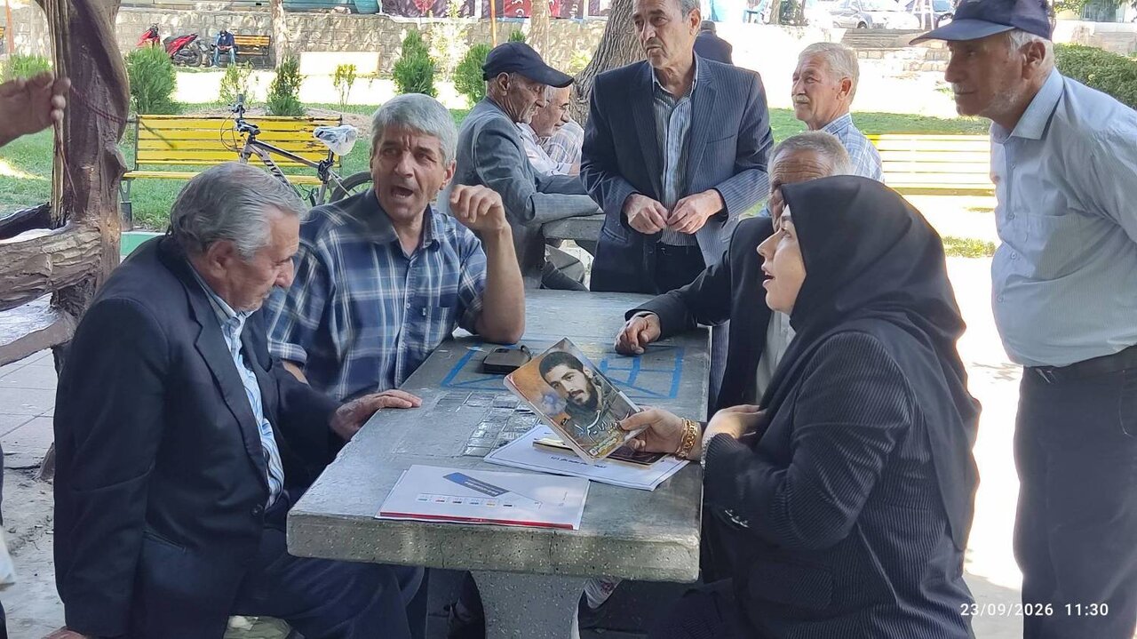 جمع‌خوانی «سلام بر ابراهیم» در پارک شهید رجایی آبیک برگزار شد