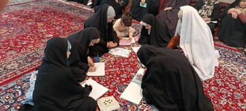 مسابقه نقاشی «دفاع مقدس و نماز» در شهر پول نوشهر