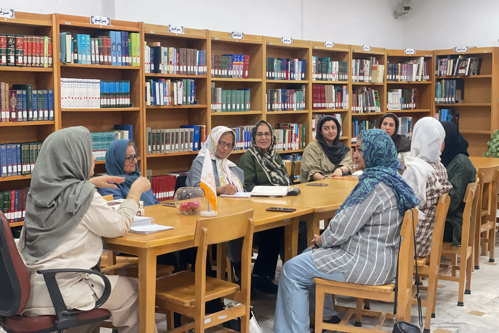 برنامههای فرهنگی آموزشی در کتابخانه حجتالاسلام میرجعفری اراک