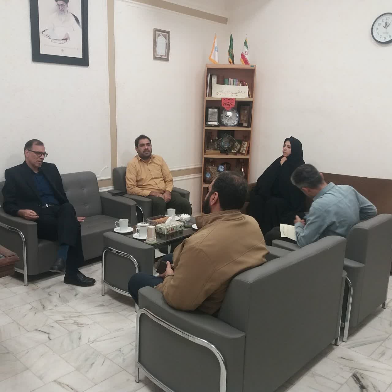 دیدار شهردار مبارکه و مدیرکل کتابخانه‌های عمومی استان اصفهان