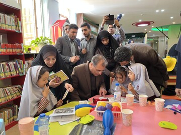 گزارش تصویری/ جشن غنچه ها در کتابخانه مرکزی ارومیه