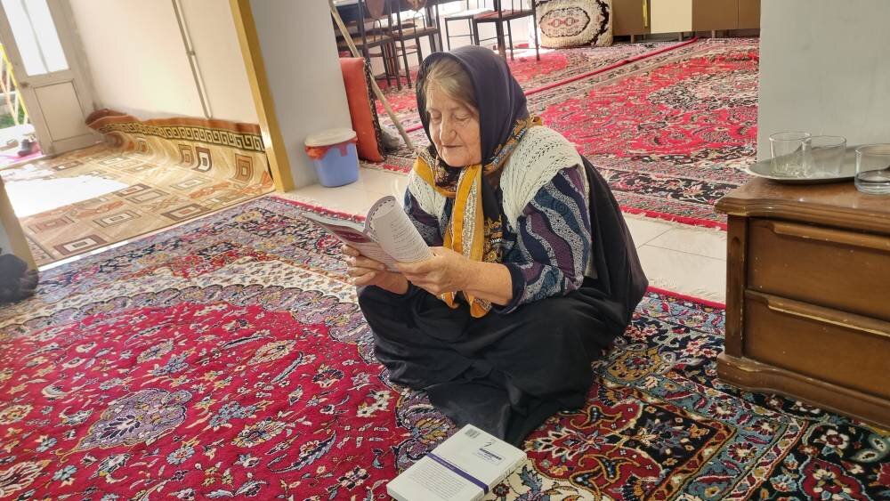 سرای سالمندان ملیکا، صاحب کتابخانه شد