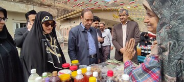 نمایشگاه کسب و کارهای کوچک در کتابخانه عمومی شهدای کیگا