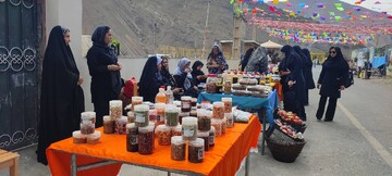 نمایشگاه کسب و کارهای خانگی بانوان کارآفرین در کتابخانه عمومی شهدای کیگا