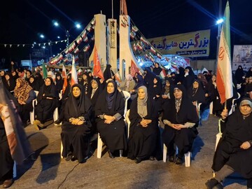 سخنرانی فلاح کردآبادی در اجتماع شبانه مردمی سوادکوه شمالی