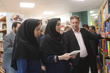 بازگشایی کتابخانه عمومی شهید مطهری اسکو