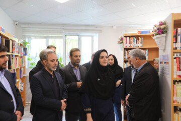 بازگشایی کتابخانه عمومی شهید مطهری اسکو