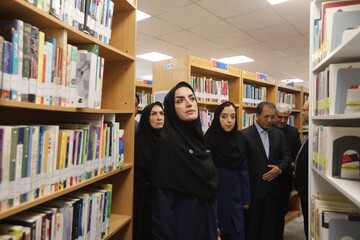بازگشایی کتابخانه عمومی شهید مطهری اسکو