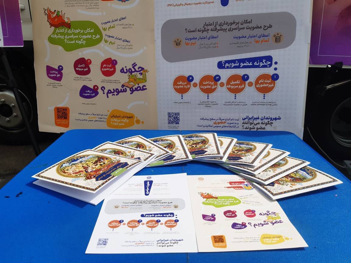 استقرار کتابخانه سیار اداره‌کل کتابخانه‌های عمومی استان در نمایشگاه بین‌المللی تهران