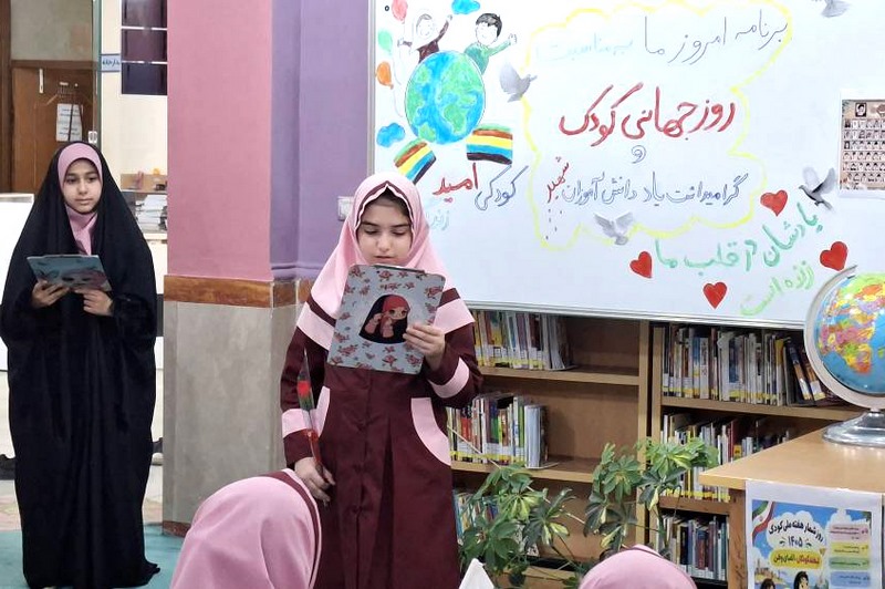 ساخت ۱۶۸ گل لاله تا روایت یک جای خالی؛ روز جهانی کودک در کتابخانه باقرالعلوم دیلم
