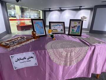 نمایشگاه آثارکلاس های تابستانی بخش کودک کتابخانه مرکزی یزد برگزار شد