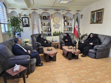 دیدار مدیرکل بهزیستی مازندران با سرپرست اداره‌کل کتابخانه‌های عمومی استان