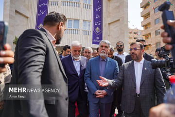 روایت تصویری خبرگزاری مهر از افتتاح کتابخانه عمومی «فرشتگان میناب»