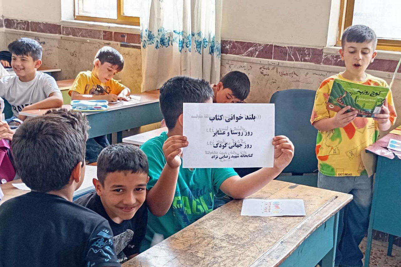 از نقاشی روستایی تا بلندخوانی کتاب؛ جشن کودک و روستا در پشت قلعه