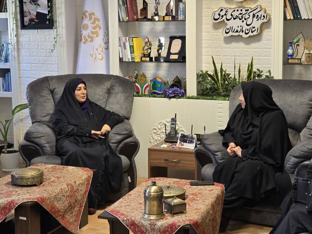 مدیرکل بهزیستی مازندران با سرپرست اداره‌کل کتابخانه‌های عمومی استان دیدار کرد