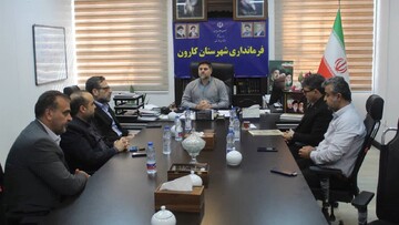 تکریم ومعارفه رئیس شهرستان کارون
