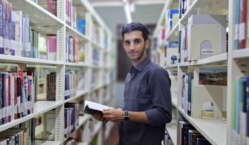 کتابخانه علامه دهخدا در قزوین؛ پناهگاه مطالعه رتبه ششم کنکور سراسری