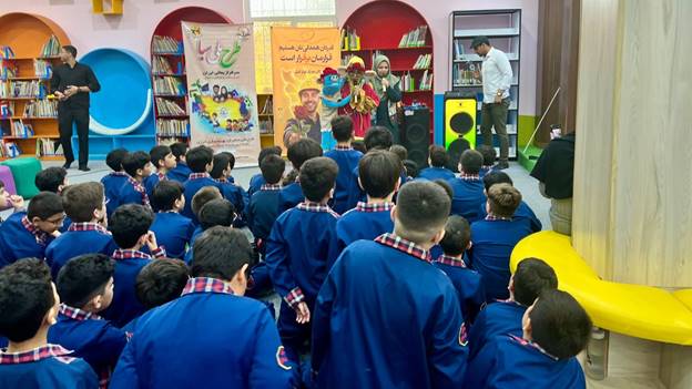 ویژهبرنامه فرهنگی و آموزشی «کاروان تماشا» در کتابخانه مرکزی استان خوزستان برگزار شد