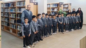 بازدید کتابخانه عمومی آیت‌الله قاضی